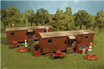 Bachmann 45009 HO Railroad Work Sheds 2