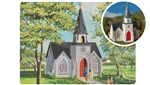 Bachmann 45195 HO 75th Anniversary Cathedral Plasticville U.S.A. Kit 75th Anniversary Packaging