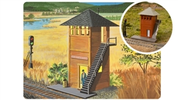 Bachmann 45197 HO 75th Anniversary Switch Tower Plasticville U.S.A. Kit 75th Anniversary Packaging