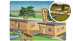 Bachmann 45198 HO 75th Anniversary Motel Plasticville U.S.A. Kit 75th Anniversary Packaging