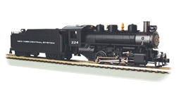 Bachmann 50408 HO USRA 0-6-0 w/ Short-Haul Tender DC with Smoke New York Central #224