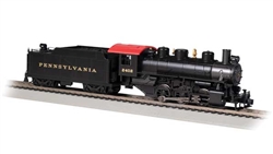 Bachmann 50410 HO USRA 0-6-0 with Short-Haul Tender Standard DC Pennsylvania Railroad #2402