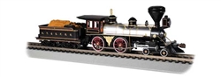 Bachmann 51007 HO 4-4-0 with Wood Tender Standard DC Santa Fe
