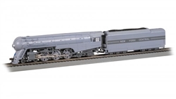 Bachmann 56602 HO Streamlined 4-6-4 Hudson WOWSound and DCC New York Central #5448 Boxpok Drivers 2-Tone Gray