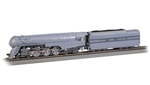 Bachmann 56604 HO Streamlined 4-6-4 Hudson WOWSound and DCC New York Central #5452 Scullin Drivers 2-Tone Gray