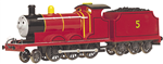 Bachmann 58743 HO Thomas & Friends James the Red Engine #5