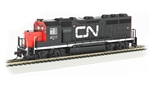 Bachmann 60315 HO EMD GP40 DCC Canadian National #4011 Early White Noodle Logo