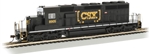 Bachmann 60917 HO EMD SD40-2 w/DCC CSX #8905 Ex-NS Black Yellow Boxcar Logo