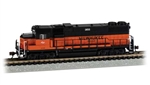 Bachmann 61753 N EMD GP38-2 No Dynamic Brakes Standard DC Milwaukee Road #355