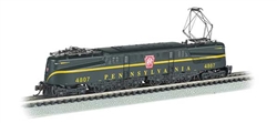 Bachmann 65351 N GG1 Electric w/Sound & DCC Pennsylvania Railroad #4807 Brunswick Green Yellow Single Stripe