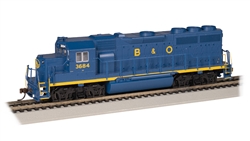 Bachmann 66308 HO EMD GP40 DCC & Value Sound Baltimore & Ohio B&O 3684