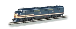 Bachmann 66703 HO EMD E7 Standard DC Louisville & Nashville Blue Cream Red