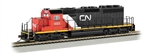 Bachmann 67022 HO EMD SD40-2 Standard DC Canadian National #6023