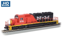 Bachmann 67028 HO EMD SD40-2 Standard DC Nacionales de Mexico 8791