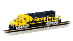 Bachmann 67074 N EMD SD40-2 Econami Sound and DCC Santa Fe #5020