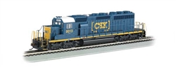 Bachmann 67202 HO EMD SD40-2 w/DCC & Sound CSX #8013 Boxcar Logo
