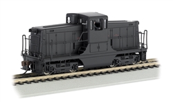 Bachmann 68206 HO GE 44-Ton Switcher Sound and DCC Sound Value Painted Black Unlettered