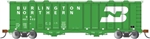 Bachmann 70620 HO GATX 4180 Airslide Covered Hopper Burlington Northern #481402