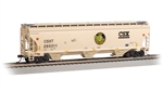 Bachmann 70631 HO Trinity 5161 3-Bay Covered Hopper CSX #265044