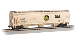 Bachmann 70631 HO Trinity 5161 3-Bay Covered Hopper CSX #265044