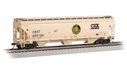 Bachmann 70635 HO Trinity 5161 3-Bay Covered Hopper CSX #265196