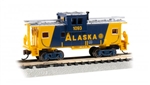 Bachmann 70769 N 36' Wide-Vision Caboose Silver Series Alaska Railroad #70769