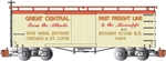 Bachmann 72308 HO 34' Wood Old-Time Boxcar Series New York Central & Hudson River