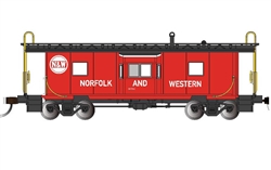 Bachmann 73208 HO Steel Bay-Window Caboose Norfolk & Western 557592
