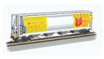 Bachmann 73807 HO Canadian Cylindrical 4-Bay Grain Hopper Flashing FRED Government of Canada #108175 CNWX