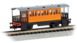Bachmann 76091 N Henrietta the Open Vestibule Coach Thomas & Friends Orange Gray