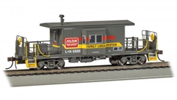 Bachmann 76405 HO Transfer Caboose Silver Series Family Lines L&N #6600