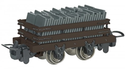 Bachmann 77316 HOn30 Narrow Gauge Slate Gondola w/Load Brown
