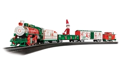 Bachmann 779 HO Elf on the Shelf Scout Elf Express Standard DC 0-6-0 3 Cars 47 x 38" E-Z Track Oval Elf Figure Speed Controller 