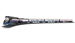 Bachmann 789 HO American Freedom Train Starter Train Set Standard DC GS-4 4-8-4 3 Cars 81 x 45" E-Z Track Oval Power Pack