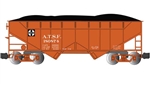 Bachmann 94005 G Two-Bay Offset-Side Open Hopper with Coal Load Santa Fe #180874 Boxcar Red
