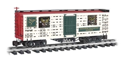 Bachmann 98704 G Animated Stock Car w/Reindeer North Pole & Southern #1225