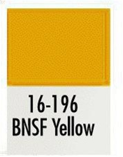 Badger 16196 Modelflex Paint 1oz Burlington Northern & Santa Fe Yellow