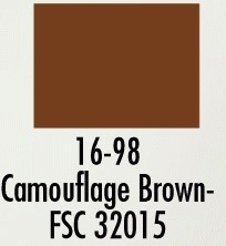 Badger 1698 Modelflex Paint Military Colors 1oz Camouflage Brown