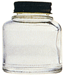 Badger 500053 Glass Airbrush Jar and Cover 2oz 60ml for Model 200, 250, 350 and 150 Airbrushes