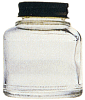 Badger 500053 Glass Airbrush Jar and Cover 2oz 60ml for Model 200, 250, 350 and 150 Airbrushes