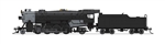 Broadway Limited 10065 N USRA 2-8-2 Heavy Mikado Standard DC Stealth Painted Unlettered