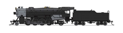 Broadway Limited 10065 N USRA 2-8-2 Heavy Mikado Standard DC Stealth Painted Unlettered