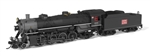 Broadway Limited 10078 N USRA 2-8-2 Light Mikado Sound and DCC Paragon4 Central of Georgia #699  Tennessee Valley RR Museum