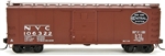 Broadway Limited 3410 N 40' Steel Boxcar w 7-8 Corrugated Ends New York Central #103633