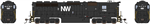 Broadway Limited 4288 HO EMD SD45 High-Nose w/Sound & DCC Paragon3 Norfolk & Western #1803