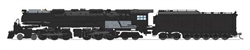 Broadway Limited 6992 N 4-6-6-4 Challenger Late Version Sound DCC and Smoke Paragon4 Painted Unlettered Oil Tender Smoke Deflectors