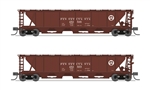 Broadway Limited 7251 N H32 Covered Hopper Pennsylvania PRR (2-pack B)
