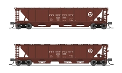 Broadway Limited 7251 N H32 Covered Hopper Pennsylvania PRR (2-pack B)