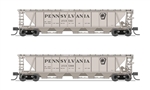 Broadway Limited 7253 N H32 Covered Hopper Pennsylvania PRR (2-pack B)