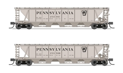 Broadway Limited 7253 N H32 Covered Hopper Pennsylvania PRR (2-pack B)